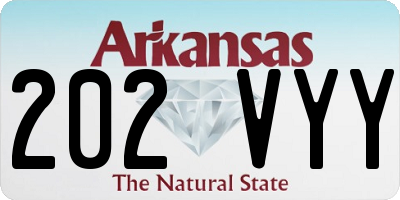AR license plate 202VYY