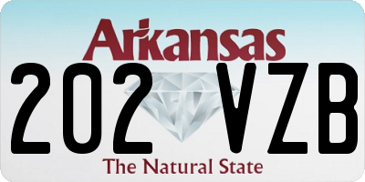 AR license plate 202VZB