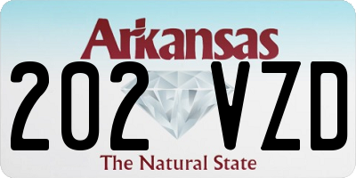 AR license plate 202VZD