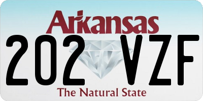 AR license plate 202VZF