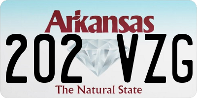 AR license plate 202VZG