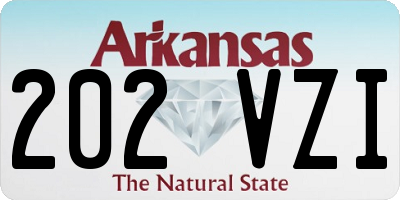 AR license plate 202VZI