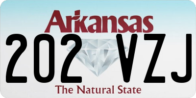 AR license plate 202VZJ