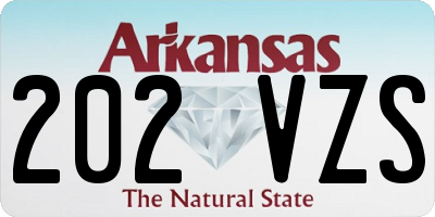 AR license plate 202VZS