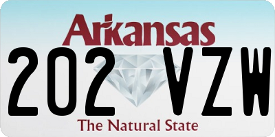 AR license plate 202VZW