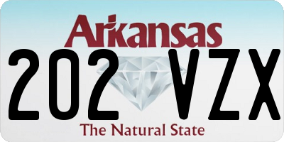 AR license plate 202VZX