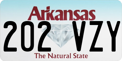 AR license plate 202VZY