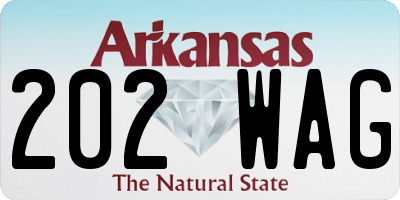 AR license plate 202WAG