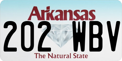 AR license plate 202WBV