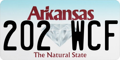 AR license plate 202WCF