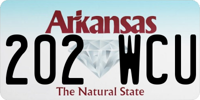 AR license plate 202WCU