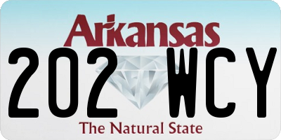 AR license plate 202WCY