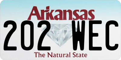 AR license plate 202WEC