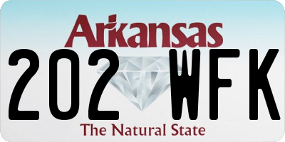 AR license plate 202WFK