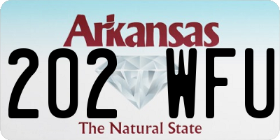 AR license plate 202WFU