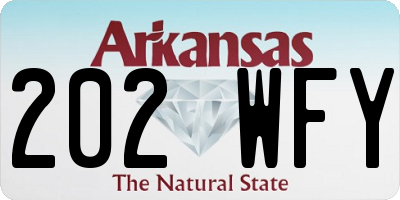 AR license plate 202WFY