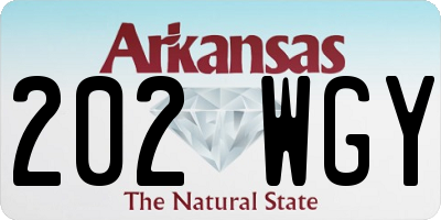 AR license plate 202WGY
