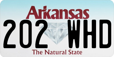 AR license plate 202WHD