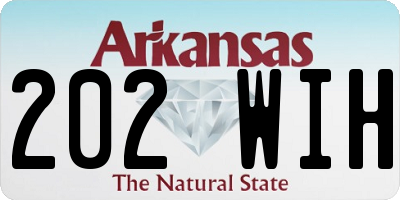 AR license plate 202WIH
