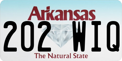 AR license plate 202WIQ