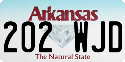 AR license plate 202WJD