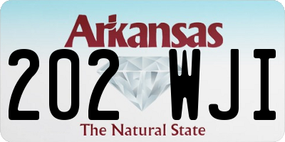 AR license plate 202WJI