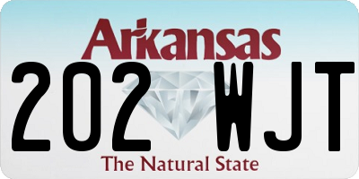 AR license plate 202WJT