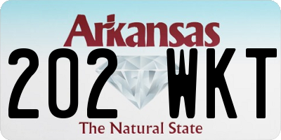 AR license plate 202WKT