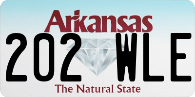 AR license plate 202WLE