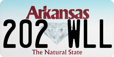 AR license plate 202WLL
