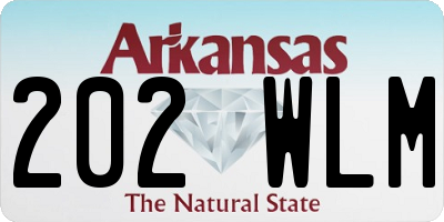 AR license plate 202WLM
