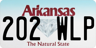 AR license plate 202WLP