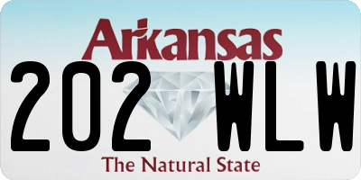 AR license plate 202WLW