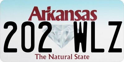 AR license plate 202WLZ