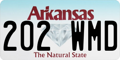 AR license plate 202WMD