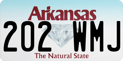AR license plate 202WMJ