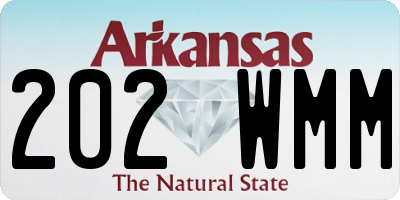 AR license plate 202WMM