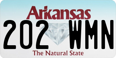 AR license plate 202WMN