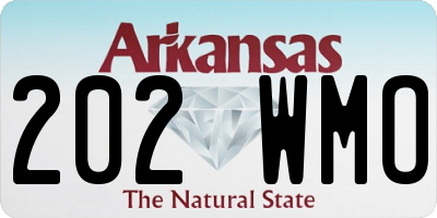 AR license plate 202WMO