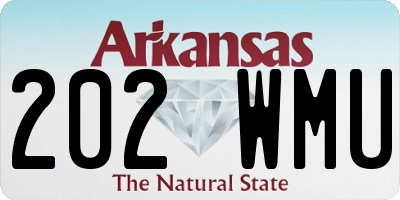 AR license plate 202WMU