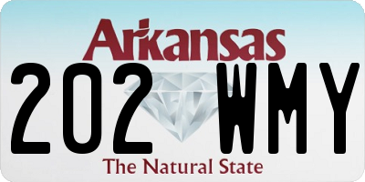 AR license plate 202WMY