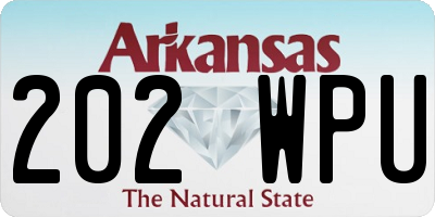 AR license plate 202WPU