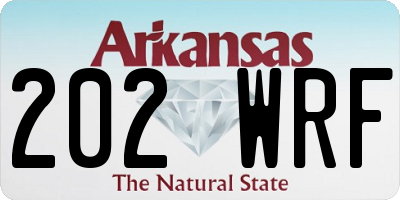 AR license plate 202WRF