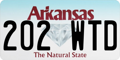 AR license plate 202WTD