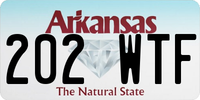AR license plate 202WTF