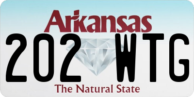 AR license plate 202WTG