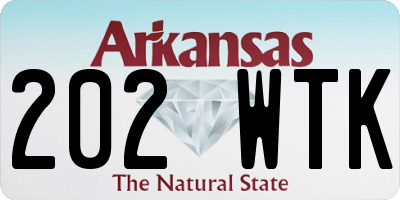 AR license plate 202WTK
