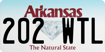 AR license plate 202WTL