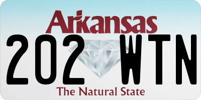 AR license plate 202WTN