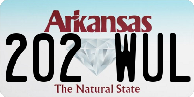 AR license plate 202WUL